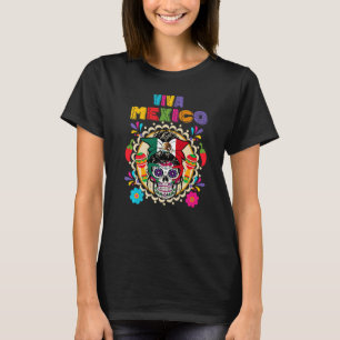 Cinco De Mayo Viva Mexico Mexican Flag Women Mothe T-Shirt