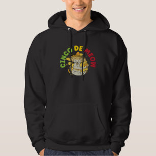 Cinco de Meow Cat Mexico Pride Mexican Cinco De M Hoodie