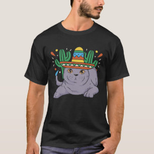 Cinco de Meow Cat Mexico Pride Mexican Cinco De M T-Shirt