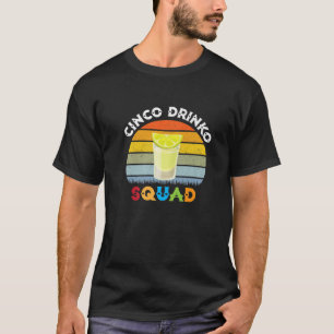 Cinco Drinko Mexican Cinco De Mayo Vintge T-Shirt