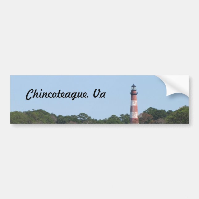 Cincoteague Lighthouse Bumpersticker Bumper Sticker (Front)