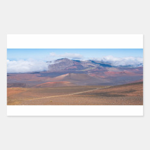 cinder cones and mountains at haleakala crater sticker