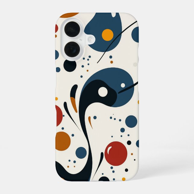 Cinder Flow iPhone 16 Case (Back)