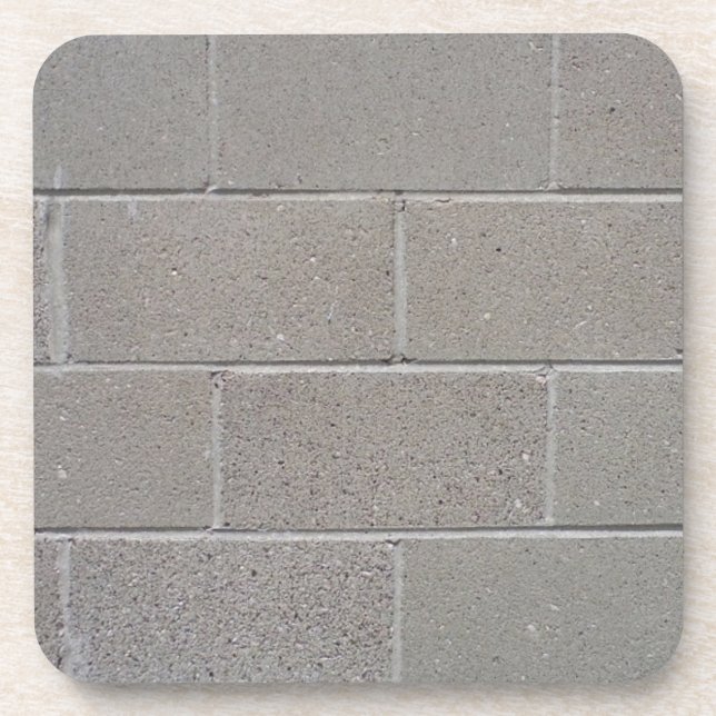 "Cinderblock" coasters (Front)