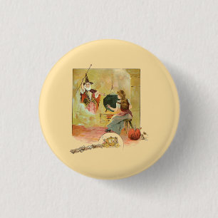 cinderella 1 inch round button