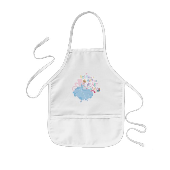 Cinderella | A Dream Is A Wish Your Heart Makes Kids Apron (Front)