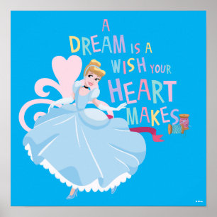 Cinderella A Dream Is A Wish Your Heart Makes Poster