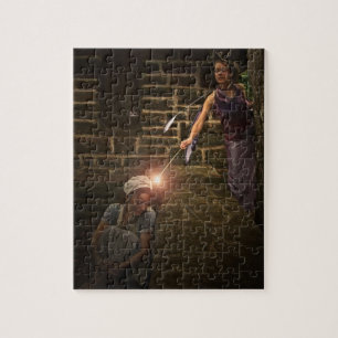 Cinderella and Fairy Godmother Fairytale Puzzle