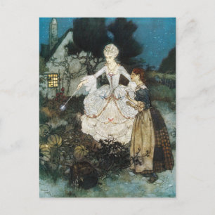 Cinderella and Fairy Godmother Postcard