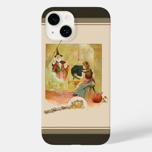 Cinderella And Her Fairy God Mother  Case-Mate iPhone Case (Back)