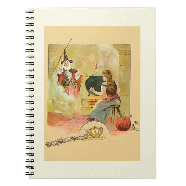 Cinderella And Her Fairy God Mother  Notebook (Front)