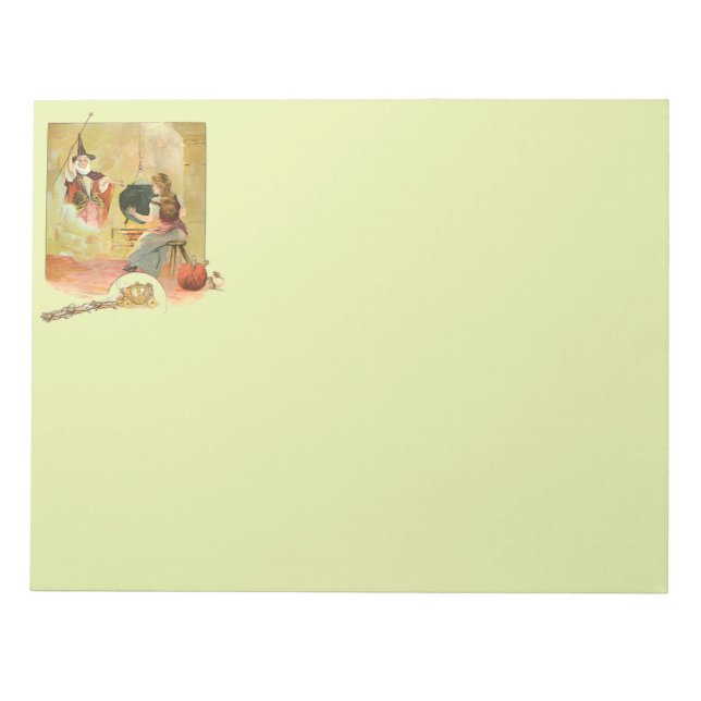 Cinderella And Her Fairy God Mother  Notepad (Front)