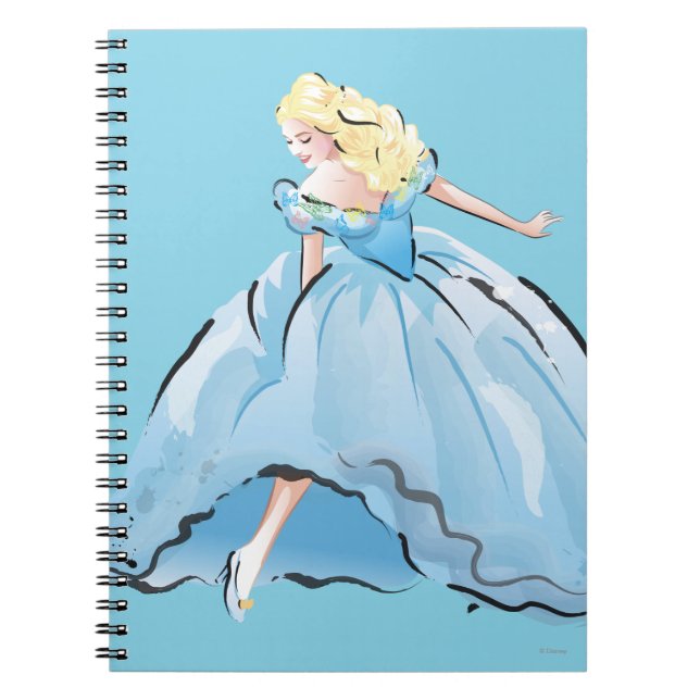 Cinderella And Her Glass Shoe Notebook (Front)
