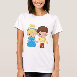 Cinderella and Prince Charming Emoji 2 T-Shirt
