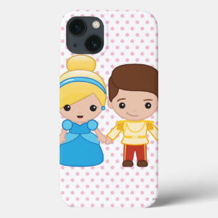 Cinderella and Prince Charming Emoji iPhone 13 Case