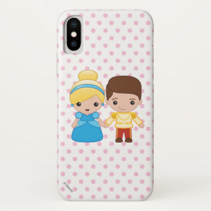 Cinderella and Prince Charming Emoji iPhone X Case