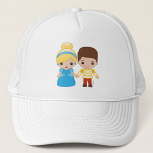 Cinderella and Prince Charming Emoji Trucker Hat