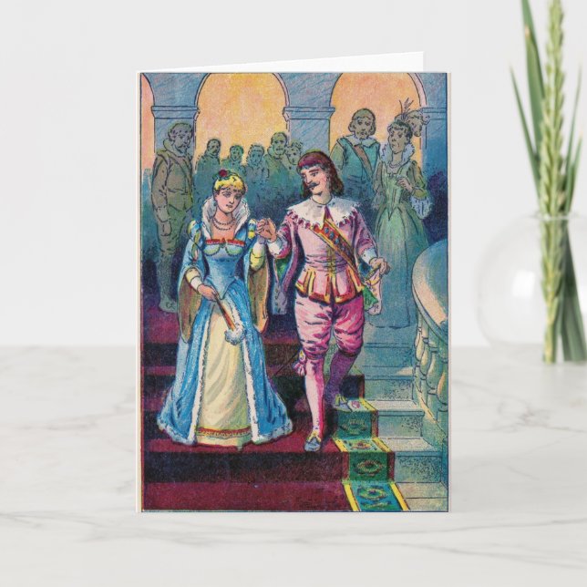 Cinderella and the Prince, Greeting Card (Front)