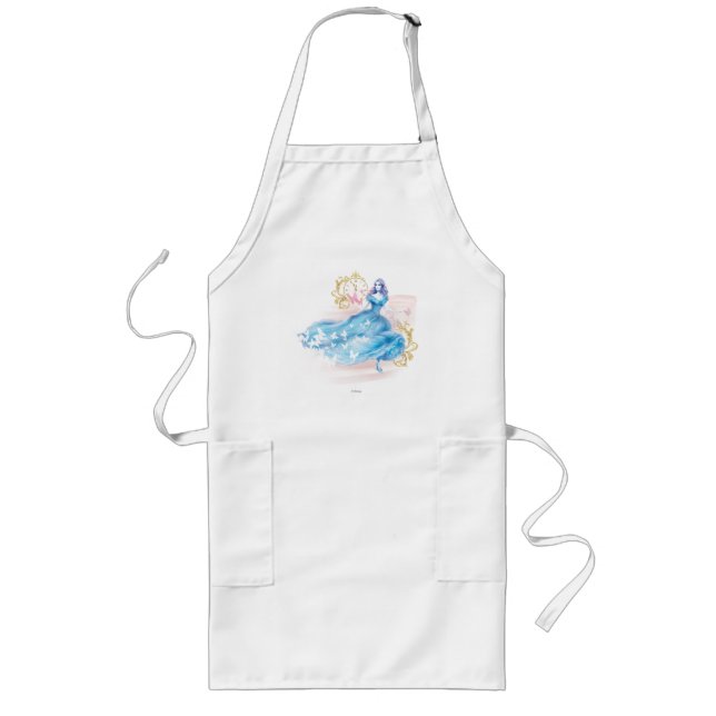 Cinderella Approaching Midnight Long Apron (Front)