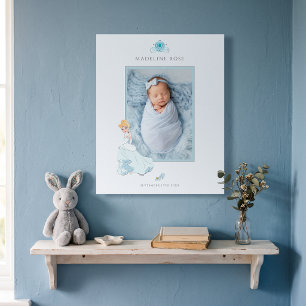 Cinderella Baby Photo Nursery Canvas Print