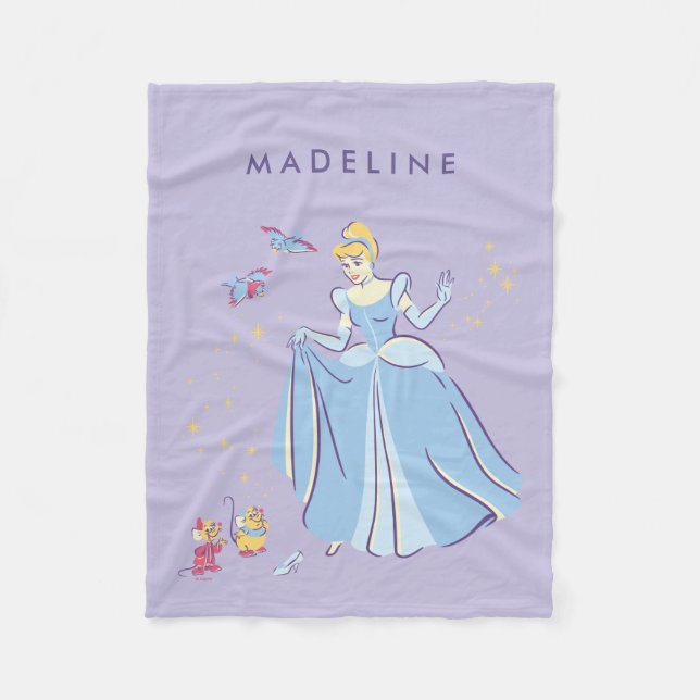 Cinderella | Bibbidi, Bobbidi, Boo Fleece Blanket (Front)