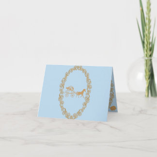 Cinderella Birthday Photo Folded Invitation