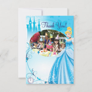 Cinderella Birthday Thank You Cards