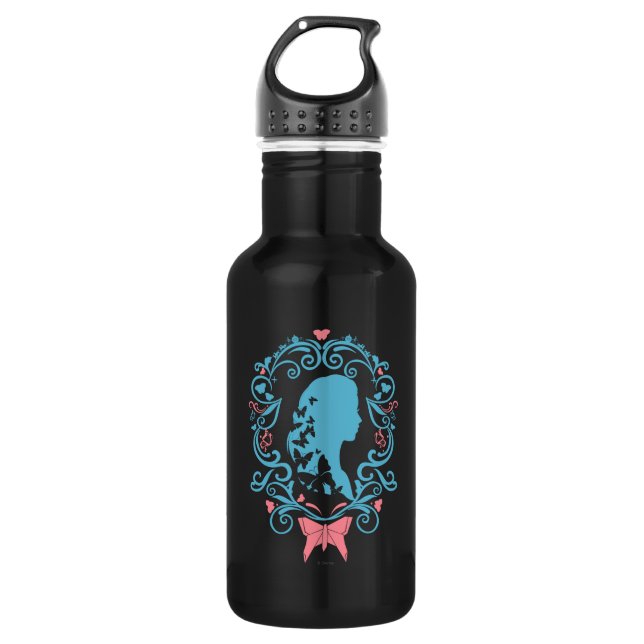 Cinderella Butterfly Cameo 532 Ml Water Bottle (Front)