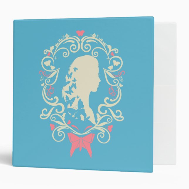 Cinderella Butterfly Cameo Binder (Front/Inside)