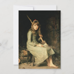 Cinderella (by John Everett Millais) Card
