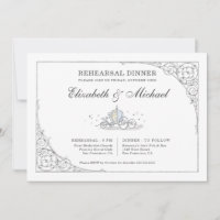 Cinderella Carriage Fairytale Rehearsal Dinner