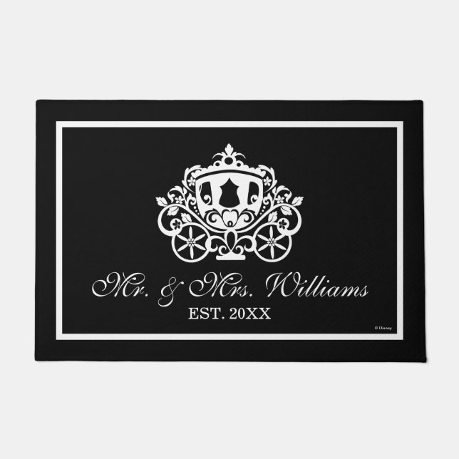 Cinderella Carriage | Mr. & Mrs. Doormat (Front)
