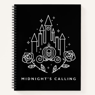 Cinderella Carriage Outline "Midnight's Calling" Notebook