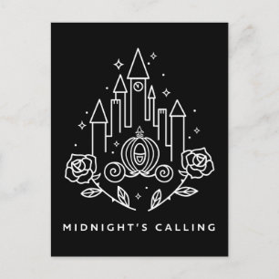 Cinderella Carriage Outline "Midnight's Calling" Postcard