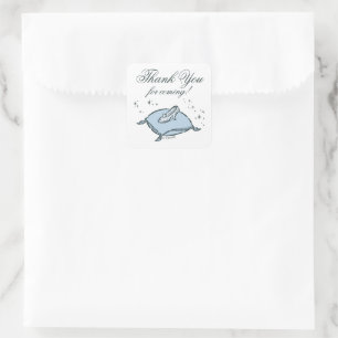 Cinderella Castle Fairy Tale Quinceanera Square Sticker