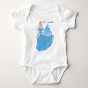 Cinderella & Castle Graphic Baby Bodysuit