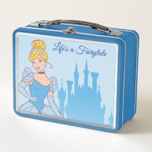 Cinderella & Castle Graphic Metal Lunch Box