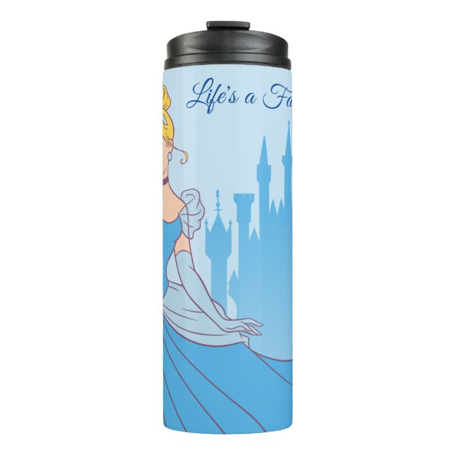 Cinderella & Castle Graphic Thermal Tumbler (Front)