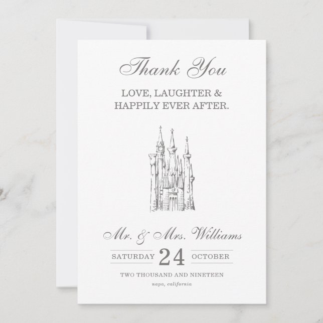 Cinderella Castle | Happily Ever After Thank You (Front)