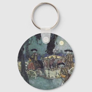 Cinderella Coach by Edmund Dulac Keychain