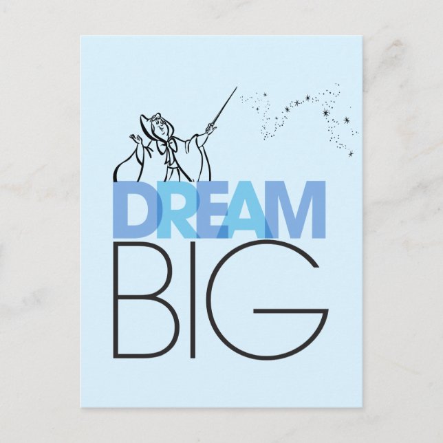 Cinderella | Dream Big Postcard (Front)