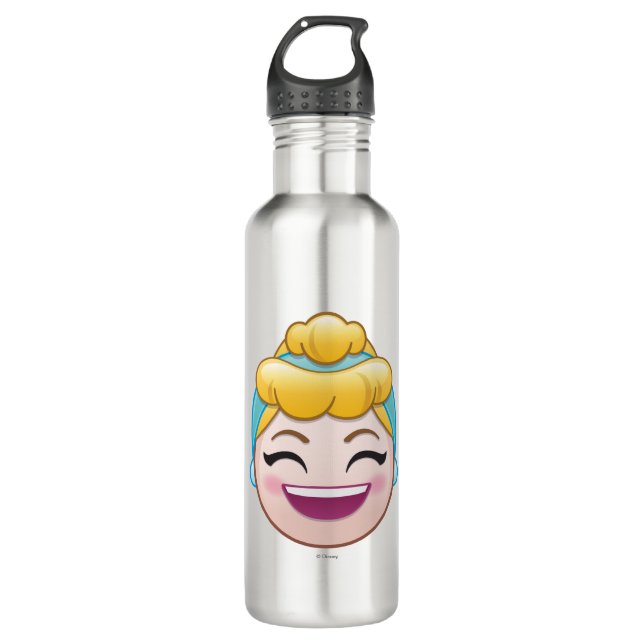 Cinderella Emoji | Cinderella - Happy 710 Ml Water Bottle (Front)