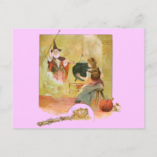 Cinderella Fairytale Postcard