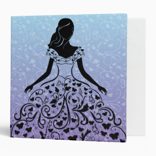 Cinderella Fanciful Dress Silhouette Binder