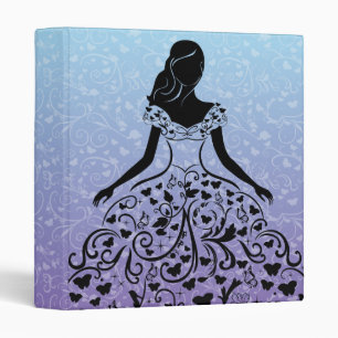 Cinderella Fanciful Dress Silhouette Binder