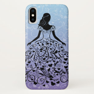 Cinderella Fanciful Dress Silhouette Case-Mate iPhone Case