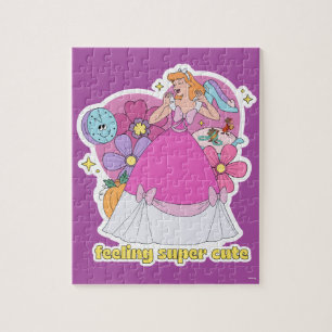 Cinderella "Feeling Super Cute" Badge Jigsaw Puzzle