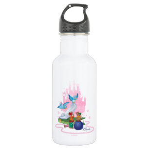 Cinderella   Glass Slipper And Mice 532 Ml Water Bottle