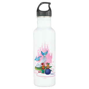 Cinderella   Glass Slipper And Mice 710 Ml Water Bottle