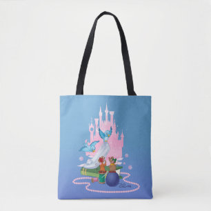 Cinderella   Glass Slipper And Mice Tote Bag